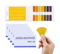 LACHT Tiras De Ph - 400 Piezas, Rango De Medición 1-14, Ideal Para Probar Muchas Sustancias Cotidianas Habituales, Papel Indicador Para Zumo De Limón, Jabón Hidratante Etc (5X Paquete De 80)