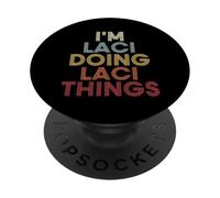 Laci Name Laci Personalized Name First Given PopSockets PopGrip Adhesivo