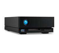 LaCie 1big Dock HDD 30TB Disco Duro Externo, Thunderbolt 3, USB, Card Reader, PC & Mac, Data Rescue Service (STHS30000800)