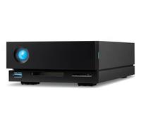 LaCie 1big Dock - Disco Duro Externo de 18 TB, 7200 RPM, Negro, 2x Thunderbolt 3, con Lector de Tarjetas CF/SD, USB Type-A y Type-C, para Windows y Mac