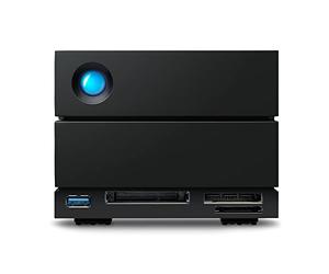 LaCie 2big Dock RAID, 20TB, Unidad de disco duro externa, para PC Mac iPad & iPhone, Data Rescue Service (STLG20000400)