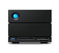 LaCie 2big Dock Thunderbolt 3 60TB Disco Duro Externo, 3.5", Thunderbolt 3, Raid 1/2, USB-C + Card Reader, PC & Mac, Data Rescue Service (STLG60000400)