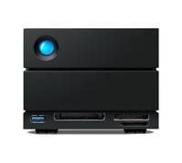 LaCie 2big Dock V2 60TB - Disco Duro de Escritorio Thunderbolt 3 y USB-C, DisplayPort 1.4, Color Negro, 118 x 93.3 x 217 mm, 3.86 kg