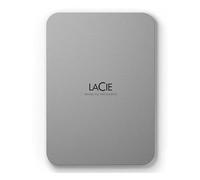 Lacie Mobile Drive Stlp4000400 - Festplatte - 4tb - Extern (tragbar) - Usb 3,2 Gen 1 (usB-C Steckverbinder) - Moon Silver (stlp4000400)