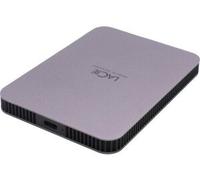 LaCie Mobile Drive V2 4TB - diseño fino, USB-C Disco duro externo portátil 2,5", Moon Silver, para Mac y Windows - incluye Rescue Data Recovery