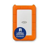 LaCie Rugged Mini 4TB, disco duro externo portátil, 2.5", para PC Mac iPad & iPhone, Data Rescue Services (LAC9000633)