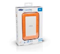 LaCie Rugged Mini, 2TB disco duro externo 2000 GB Aluminio, Naranja
