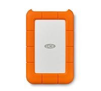 LaCie Rugged USB-C 2TB External Hard Drive Disco duro portátil, compatible con USB 3.0, resistente a caídas, polvo y lluvia, para Mac y PC, estación de trabajo de escritorio, portátil, naranja