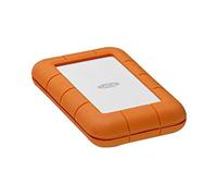 LaCie STFS2000800 - Disco Duro Externo (2 TB, USB Tipo C, USB 2.0) Color Naranja y Plateado