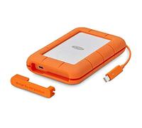 LaCie STFS4000800 - Disco Duro Externo (4 TB, USB Tipo C, Interfaz Thunderbolt) Color Naranja y Plateado