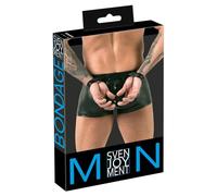 Lack - Pantalones para hombre, talla S, color negro