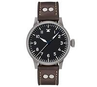 Laco Reloj de Aviador Original Heidelberg Fabricado en Alemania - 39 mm de diámetro - Reloj automático - Calidad única - Acabado excepcional - Resistente al Agua