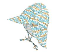 LACOFIA Sombrero de Playa de protección Solar para bebé Gorro de Verano de Solapa Ajustable Super Suave para niños Ballena 2-5 años