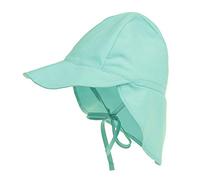 LACOFIA Sombrero de Playa de protección Solar para bebé Gorro de Verano de Solapa Ajustable Super Suave para niños Azul Cielo 2-5 años