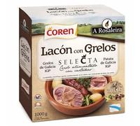 Lacón con Grelos en Conserva 1 kg Plato Tradicional Gallego Listo para Calentar Receta Auténtica Sin Gluten Carne de Cerdo y Patata Gallega