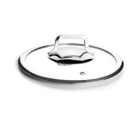 Lacor - 15306 - Tapa Cacerola Buffet, Vidrio Templado, Acero Inoxidable 18/10, Salida de Vapor, Aro Protector de Acero Inoxidable, Compatible con Cacerolas del Mismo Diámetro, Ø16cm