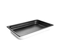 Lacor - 15465 - Cubeta Induction White, Bandeja Antiadherente, Acero Inoxidable 18/10, Antiadherente QuanTanium, Libre de BPA, Para Todo Tipo de Fuegos incluido Horno, 8.3 L, 53x32.5cm, Color Blanco