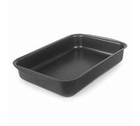 Lacor - 15735 - Bandeja Horno, Fuente Rustidera Horno, Ecológica, Rectangular, Antiadherente, Libre de PFOA, Apta hasta 240 ºC, Aluminio de Máxima Calidad, 35 x 26 x 6.3 cm