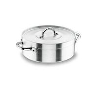 Lacor 20045 - Cacerola Grande 45 cm, Acero Inoxidable 18/17 Profesional
