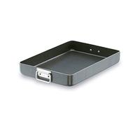 LACOR - 23550A - Rustidera Robust con Asa Abatible Antiadherente Aluminio 50 cm - Negro