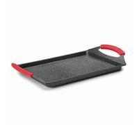 Lacor Plancha grill lisa 24135 Eco Piedra Negra 33 x 25 cm