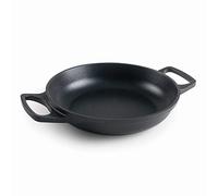 LACOR - 25161 - Paellera Mini de Aluminio Fundido 100% libre PFOA, Antiadherente Bicapa, Apto para Inducción, Ø 20 x 4,5cm, Negro