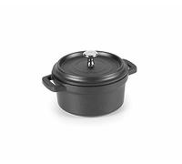 LACOR - 25910 - Cacerola Aluminio Fundido 10Ø - Negro