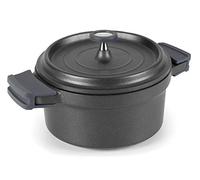 LACOR - 25921 - Cacerola con Tapa Aluminio Fundido 20cm - Negro