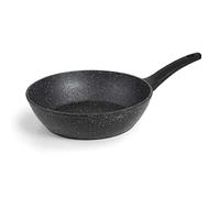 LACOR 26838 - Sartén Honda Antiadherente, Aluminio Forjado, Apta para todo tipo de cocinas incluído inducción, Full Induction, Ecológica, sin PFOA, Negro, Ø28cm