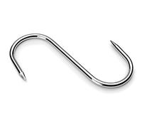 LACOR - 39047 - Set De 6 Ganchos Carniceros 12,5 cm 2 Punta INOX.