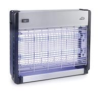 Lacor 39134 Matamoscas Capter, Lámpara Antimosquitos, Eléctrico 100% Eficiente, 26 W, Área: 80 m2, 38,5x9x31 cm, Metal, INOX