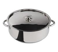 LACOR, 40016, Cacerola con Tapa Vitrocor, INOX, 36 cm