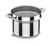 Lacor 40426 - Cuecepastas Sin Tapa Vitrocor 24cm Acero Inoxidable