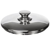 Lacor Tapa Vitrocor, Acero Inoxidable, Plateado, 20 cm