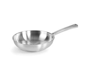 LACOR 45420 - Sartén Foodie - Acero inox 18/10, 20 cm, Sin Antiadherente | En acero inox 18/10, para dorar, freír y saltear a diario; Fácil de limpiar, apta para inducción y horno, PFAS free