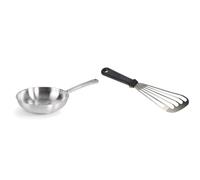 LACOR - 45420 - Sartén Foodie, Sartén Sin Antiadherente, Compatible con todo tipo de Cocina & 60426 - Espátula Flexible Para Pescado Inox 17 cm