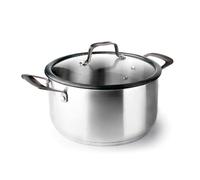 Lacor 47028 - Cacerola con Tapa Origin, Acero inoxidable 18/10, Tapa Vidrio