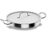 Lacor - 50628 - Paellera con Tapa Chef-Classic Inox. 28cm