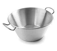 Lacor Caldero Conico con Asa, Acero, Plateado, 28 cm