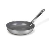 LACOR 51728 - Sartén Chef-INOX Ceram Antiadherente Tricapa, 28 cm | En acero inoxidable, para dorar, freír y saltear a diario; antiadherente fácil de limpiar, práctico y fácil de guardar