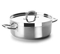 LACOR - 54028 - Cacerola con Tapa Chef Luxe 28 Cm INOX
