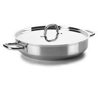Lacor - 54650 - Paellera Con Tapa 50Øcm Chef Luxe Inox