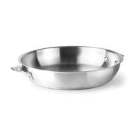 LACOR - 56728 - Cuerpo para Sartén Combi, Acero Inoxidable 18/10, Acabado Interior, Fondo Termodifusor Sándwich, 3 Litro, Apilable, Apto para Inducción, Apto para Horno, Apto para Lavavajillas, Ø28cm