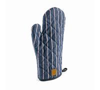 Lacor - 60037 - Guante Horno Colección Paris, Manoplas Resistente al Calor, Correa para Colgar, 30cm, Azul Marino