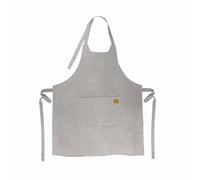 Lacor - 60082 - Delantal de cocina Unisex, Delantal con un diseño sencillo, elegante y original, medidas 68x83 cm, Color Gris Jaspeado