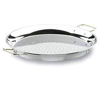 LACOR 60130 - Paellera Valenciana 30cm 4 raciones Acero Inoxidable | En acero inoxidable, para arroces y paellas de gran formato; ideal para cocina profesional y uso diario en casa