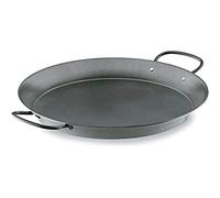 Lacor - 60149 - Paellera de Acero al Carbono, Antiadherente, Apta para cocina de Gas, Vitrocerámica, Electríca, Recubrimiento ecológico, Capacidad para 14 raciones, 50 cm