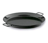 LACOR 60161 Paellera Esmaltada, Negro, 60 cm