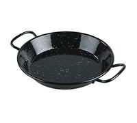 Lacor - 60184 - Paellera Hierro Smalt, Mini Paellera, Sartén para Paellas, Ideal para Presentar, Servir y Cocinar, Cubierta con Acero Esmaltado, Ø24 cm