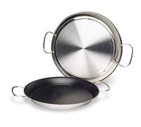 LACOR 60232 - Paellera Valenciana Antiadherente 32cm 5 Raciones - Cocina | Para arroces y paellas de gran formato; antiadherente fácil de limpiar, ideal para cocina profesional y uso diario en casa